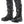 Baffin black leather work boots with laces and blue sole details