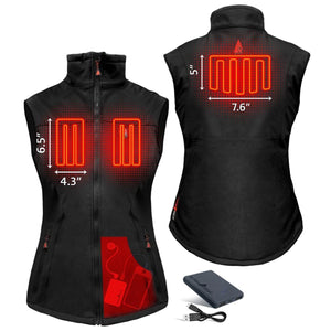 Open Box ActionHeat 5V Battery Heated Softshell Vest - Women's