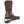 Korkers brown waterproof boot with a detachable lugged sole