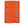 Orange neck gaiter with two vertical reflective stripes and Be Tenacious text