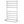 Freestanding silver electric towel warmer rack with eight horizontal bars and power cord