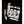 Reflective glove with textured pattern against black background