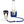Polar Products cold therapy system with head wrap on mannequin and portable cooler