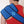 Icy Cools blue shoulder ice pack wrap on a person