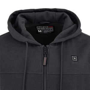 Radians charcoal grey zip up hoodie with hood and size medium label