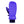 Purple Kombi quilted winter mitten with dark blue cuff