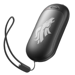 ActionHeat black portable hand warmer with wrist strap