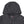 Dark grey Radians heated hoodie with drawstring hood and brand logo patch