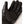 Black and white patterned cycling glove palm view with grip padding
