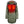 ActionHeat olive green parka with highlighted chest and neck heating zones