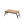 Snow Peak bamboo folding camping table with black metal legs