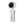 White handheld Miami Dolphins portable fan with digital battery display