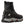 Korkers black waterproof ankle boot with grey midsole and K logo on heel