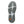 Bottom view of a Korkers Klingon Deck shoe sole with grey textured tread pattern