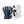 Hestra navy and white leather ski gloves