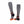 Mobile Warming grey knee high socks with black and orange accents