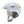 Matte white Smith ski helmet with Koroyd technology and grey ear pads
