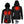 ActionHeat black hooded jacket showing internal heating element placement and dimensions with included power bank