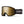 Smith snow goggles with black frame and gold reflective lens