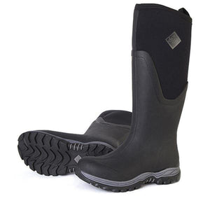 Muck black rubber and neoprene tall waterproof boot