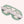 Opal Cool green gel eye mask with white elastic strap