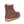 Cloud Nine Sheepskin brown suede lace up boot with cream lining viewed from the back