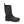 Muck black mid-calf rubber boot with grey textured upper and pull tab