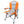 Gobi Heat orange and grey folding camping chair with armrests and side pocket