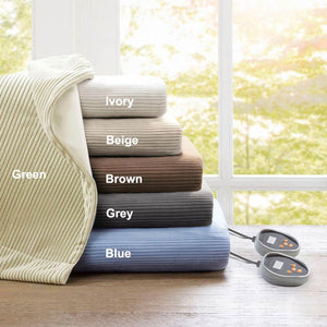 Beautyrest Electric Micro Fleece Heated Blanket - Twin