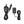 Black car cigarette lighter adapter and wall power adapter with coiled cables