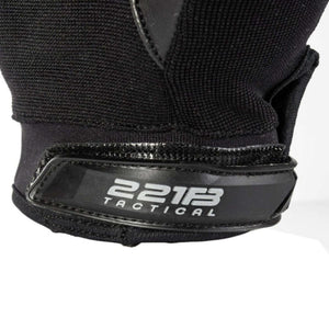 Black 221B Tactical glove wrist strap with logo