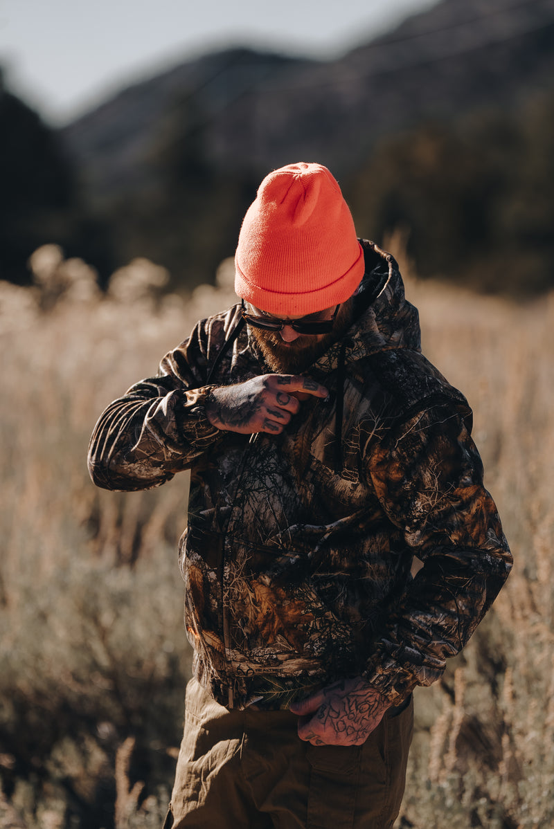 Heated clothing for hunting in cold weather