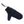 Glovii black heated mitten with wrist strap