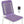 UTK Far Infrared Amethyst Healing Stone Heated Chair Seat Pad