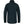 Back view of a dark blue FjallRaven fleece jacket with a high collar