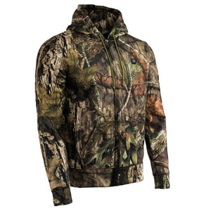 NexGen Mossy Oak camouflage print zip up hoodie with drawstring hood