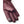 Hestra burgundy leather glove with textured finish