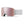 Smith white snow goggles with rose tinted lens