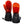 ActionHeat battery heated mittens with red heating elements visible on black and red fabric