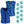 AlphaCool blue cooling vest with internal water circulation tubes and feature icons