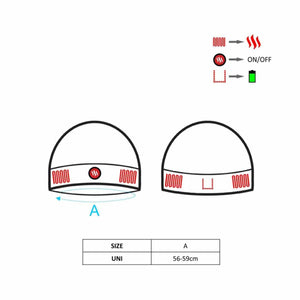 Glovii Heated Beanie with Hidden Power Switch