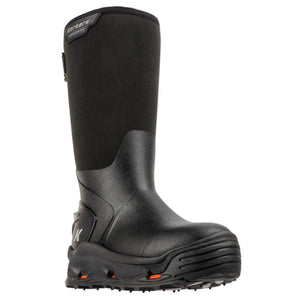 Korkers black waterproof tall rubber boot
