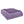 Folded purple throw blanket with a smooth fleece side and a textured sherpa side