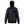 FNDN black quilted hooded puffer jacket with chest pocket