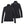 Venture black long sleeve quarter zip heated pullover showing front and back views