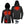 ActionHeat black hooded jacket showing internal heating element dimensions and power bank connection