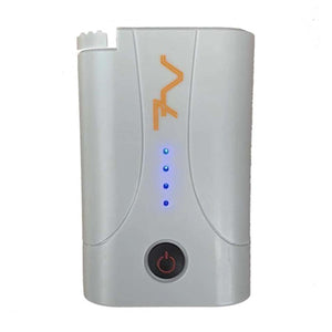 Volt Heat 7V rechargeable battery pack with power button and LED indicator lights