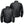 Black zip up jacket with high collar and G logo on chest