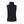 Black sleeveless softshell vest with a high collar and full length front zipper