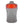 Back view of a grey Mobile Warming quilted vest showing the heated upper back panel
